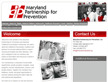 Tablet Screenshot of immunizemaryland.org